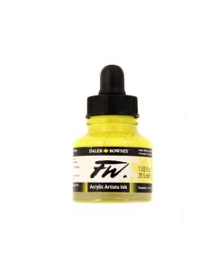 DR FW Acrylic ink 29.5ml 651 Lemon yellow, Taiteilijatasoinen muste
