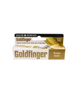 DR Goldfinger metallipasta 22ml vihreä kulta, Sopii useimmille pinnoille, mm.kehystenkorjaukseen