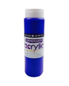 DR Graduate acrylic 500ml 123 Ultramarine blue, 500ml akryyliväri