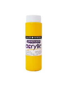 DR Graduate acrylic 500ml 618 Cad yellow deep hue, 500ml akryyliväri
