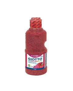 Giotto Glitter Paint 250ml Red Punainen