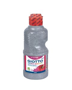 T Giotto Glitter Paint 250ml Silver Hopea