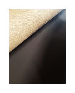 HanArt 501 Puuvilla Black 70% 330g 210cm x 10m(10), pohjustettu mustalla gessolla