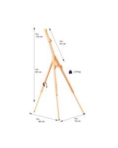 Classic kenttäteline Bretagne klipsinauha pyökkiä, (240)