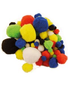 ILOX Pompoms 10-45mm lajitelma 100kpl