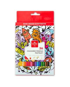 KOH Teenage 36 värikynälajitelma, kartonkirasia + terotin