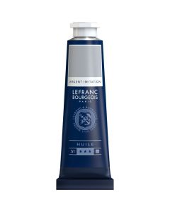 LB Fine Oil 40ml 710 Silver, öljyväri