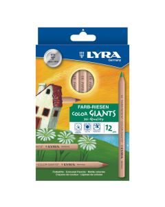 LYRA Color Giants Nature 12 värin lajitelma, ø 6,3mm, kartonkirasia