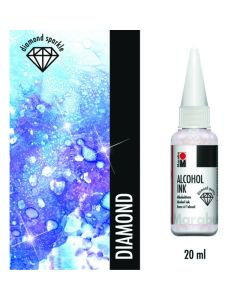 Marabu Alcohol ink 20 ml 511 diamond, Kimalletehoste
