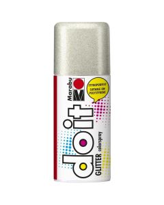 Marabu do-it-spray glitter 150ml 582 Silver, Hopea