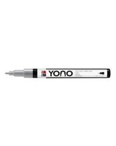 Marabu YONO Marker 0,5-1,5mm 078 grey, akryylimaalitussi, pyöreä kärki
