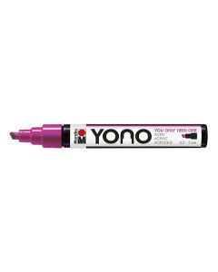 Marabu YONO Marker 0,5-5mm 014 magenta, akryylimaalitussi, viisto kärki