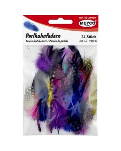 MEYCO helmikananhöyhen värilajitelma 24kpl