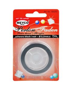 MEYCO Nylonlanka 0,5mm x 15m musta