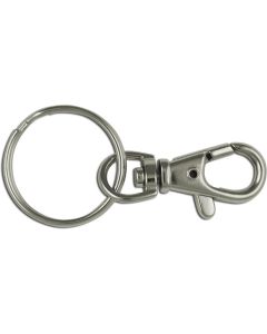 MEYCO Papukaijalukko renkaalla 27mm 2kpl, nikkelitön