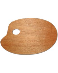 MEYCO Puupaletti 20x30cm ovaali