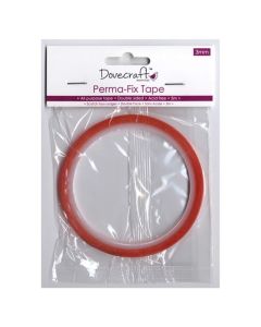 NC Kaksip. erittäin vahva teippi 3mmx10m kirkas, punainen suojanauha