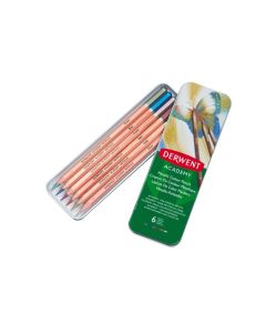 P. Derwent Academy Metallic 6 väriä, metallirasia