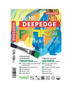 PINKO DEEPEDGE 100x120cm Maalauspohja 38mm, 100% puuvilla 300g (36)