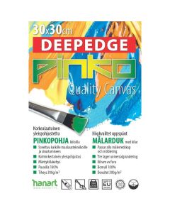 PINKO DEEPEDGE 30x30cm Maalauspohja 38mm, 100% puuvilla 300g (504)