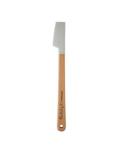 Princeton Mini Blade silikonisivellin No 2 Scraper, lyhytvartinen, valkoinen/puuta