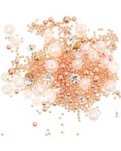 RICO hartsikoriste helmet ja timantit Rose Gold, 1, epoksihartsi resin