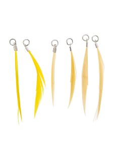 RICO Korutarvike höyhen 6 kpl keltaiset