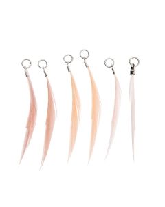 RICO Korutarvike höyhen 6 kpl puuteri lajitelma