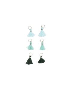 RICO Korutarvike tupsu mini 6 kpl turkoosit