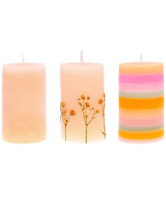 RICO Kynttilämuotti pyöreä 61x61x90mm silikoni