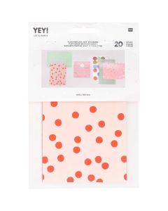 RICO paperipussi 120x185mm 20 kpl 5 erilaista desi