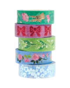 RICO teippisetti 5 erilaista Green blue FSC MIX