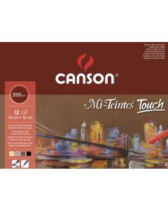 T Canson Mi-teintes Touch 24x32cm (12), pastellilehtiö
