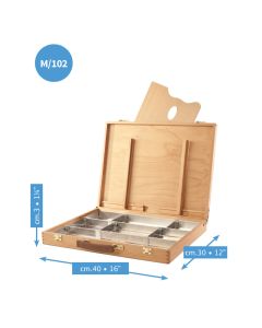T Mabef M102 sketch box tarvikesalkku 40x30x3