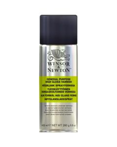 WN All purpose varnish high gloss spray 400 ml, kiiltävä yleisvernissa