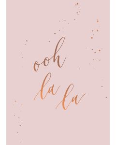 Postikortti Kalligrafiastudio - Ooh la la