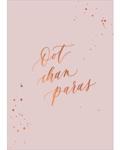 Postikortti Kalligrafiastudio - Oot ihan paras