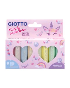 Giotto Candy Collection pyyhekumipakkaus 8 kpl