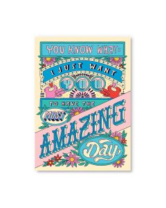 Postikortti Ohh Deer - Most Amazing Day