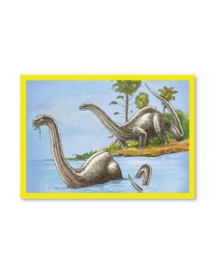 Postikortti Ohh Deer - Brontosaurus