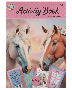 HORSE Activity Book A4, 24 sheets, incl stickers
