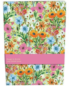 Muistikirja A4 Roger la Borde - Flower Field  Large Softback Journal