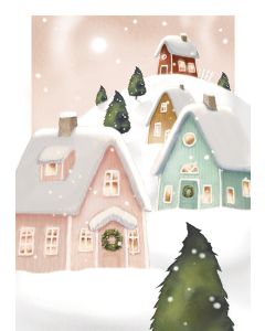 Joulukortti Henna Adel - Joulukylä