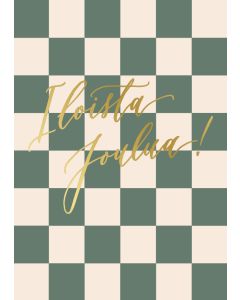 Joulukortti Kalligrafiastudio -  Iloista joulua!