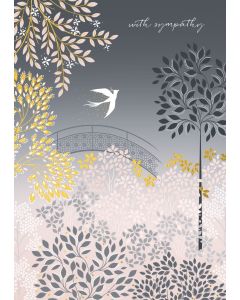 2-osainen kortti The Art File - With Sympathy, bird