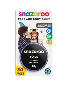 Snazaroo kasvoväri 18ml musta