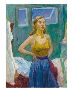 Postikortti Tove Jansson - Omakuva