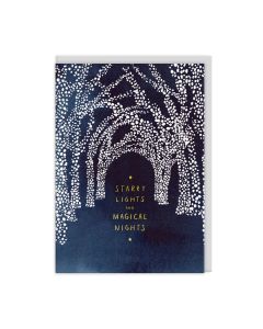 2-osainen joulukortti Ohh Deer - Magical nights