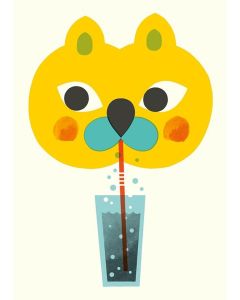 Postikortti Polka Paper - Limonadi