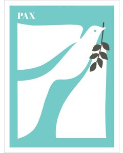 Kohopainettu postikortti Polka Paper - Pax